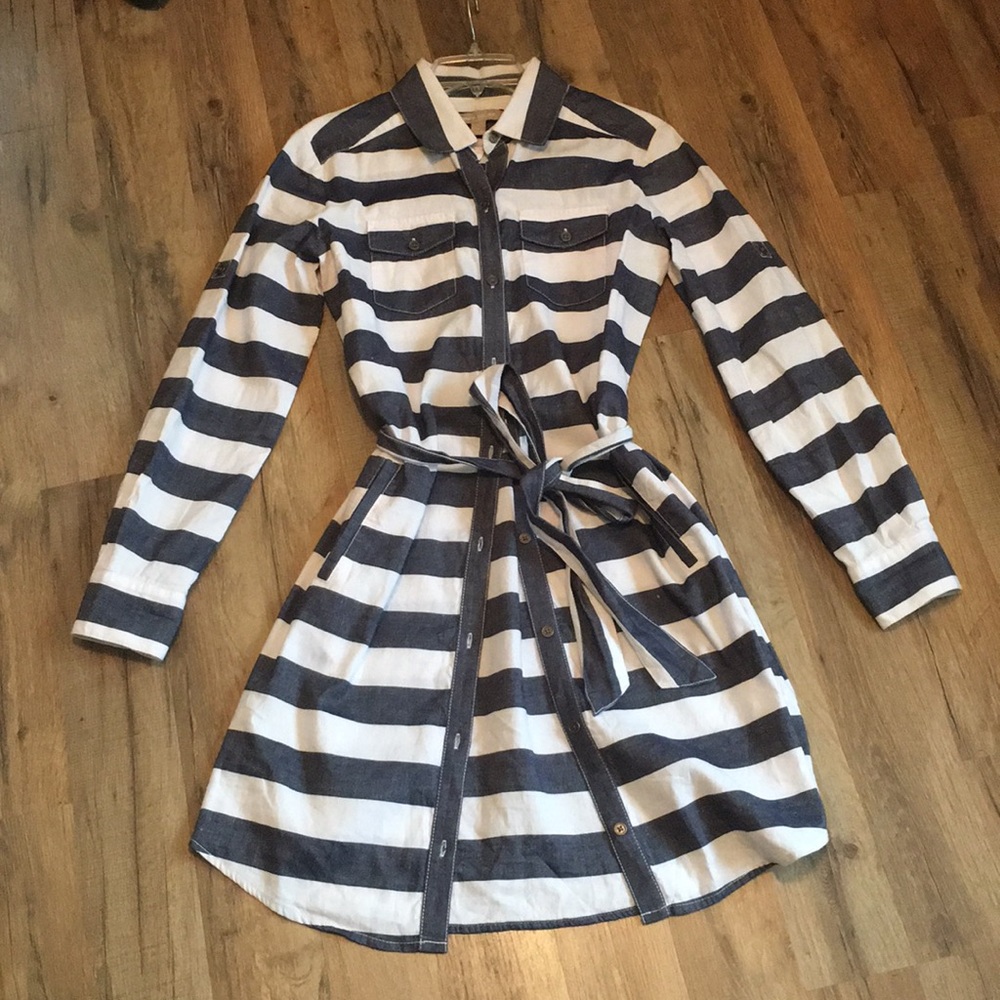 Brand New Banana Republic stripe dress size 4